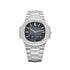 Nautilus Moon Phases Stainless Steel Blue Dial image 0