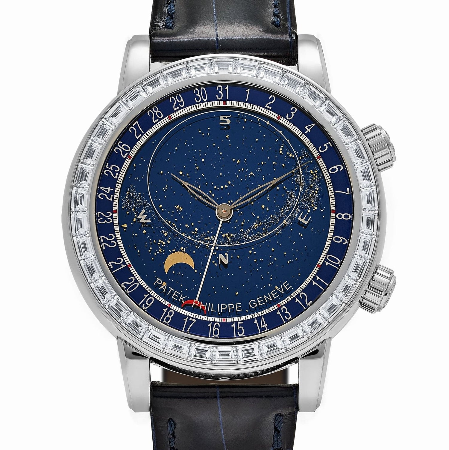 Grand Complications Celestial Joaillerie Platinum Diamond Baguette Bezel Blue Dial (2025) image 11