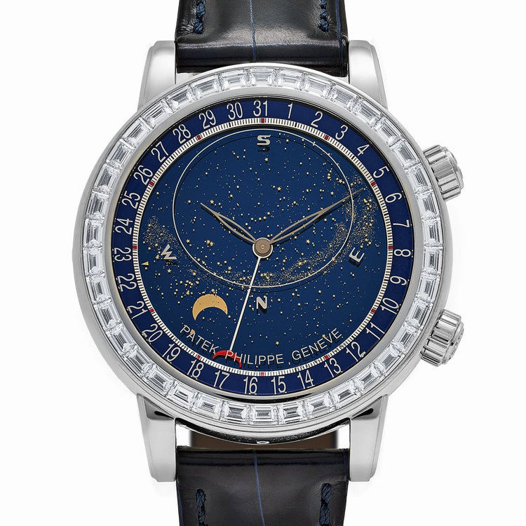 Grand Complications Celestial Joaillerie Platinum Diamond Baguette Bezel Blue Dial (2025) image 11