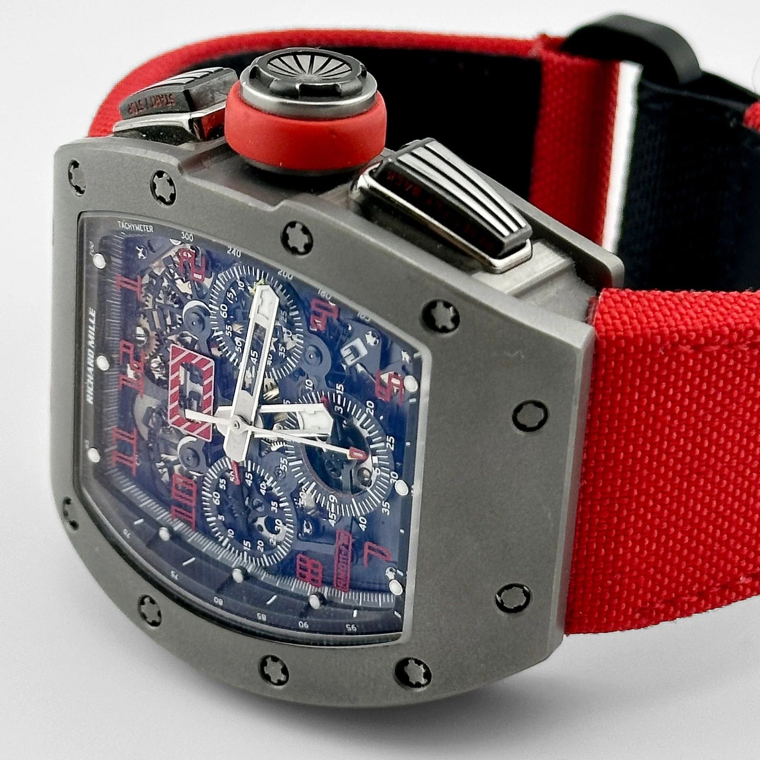 RM 011 Felipe Massa Sandblast Titanium Chronograph image 6
