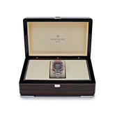 Nautilus Platinum Grey Dial Ruby Bezel image 1
