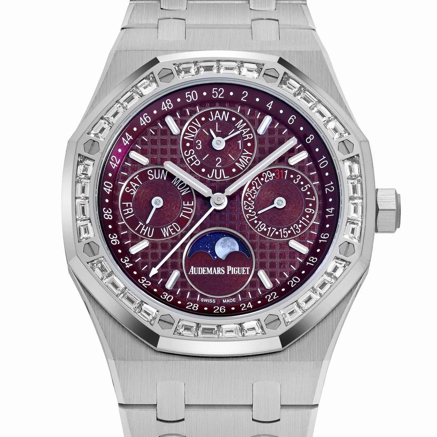 Royal Oak Perpetual Calendar “Qatar Edition” White Gold (2025) image 13