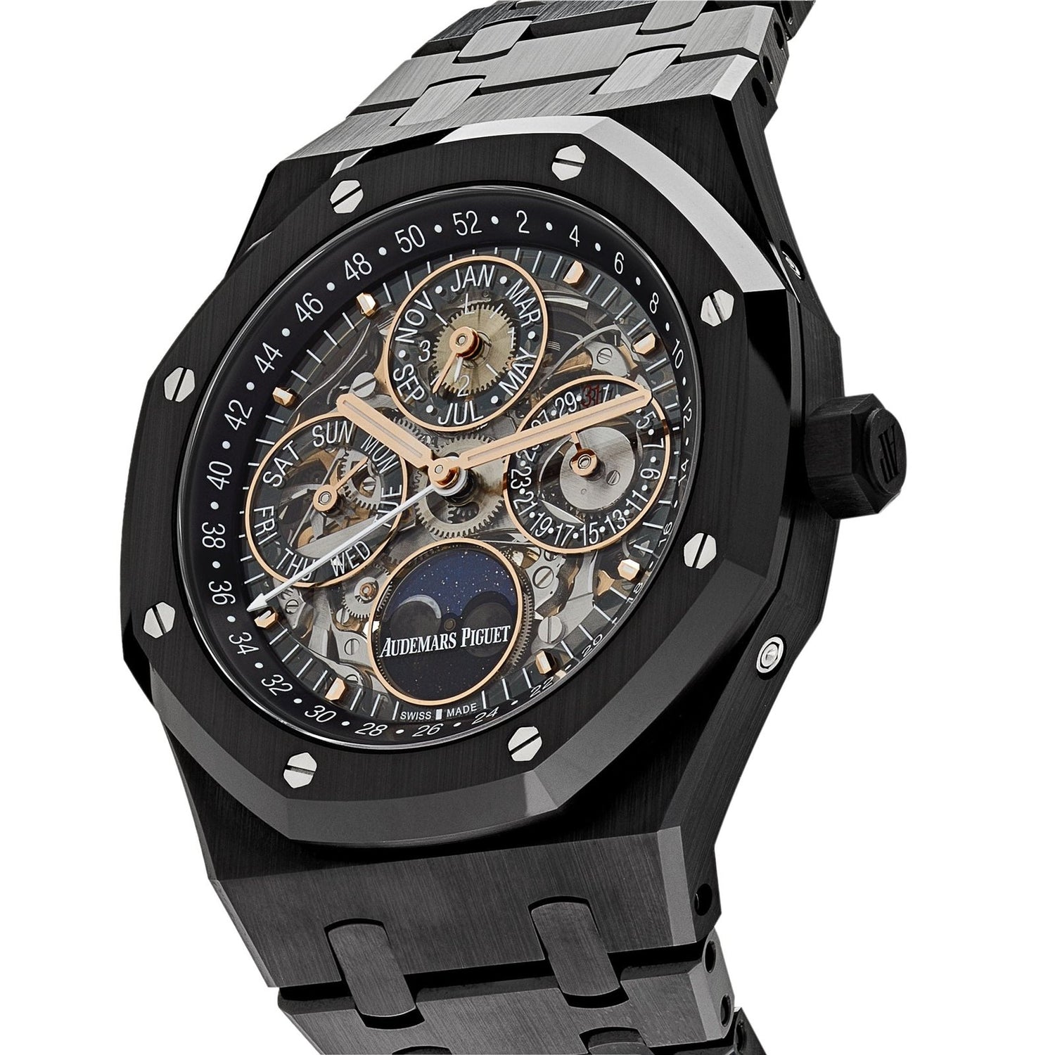 Royal Oak Perpetual Calendar Black Ceramic Openworked image 2