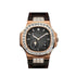 Nautilus Rose Gold Black Diamond Baguette Dial and Bezel image 0
