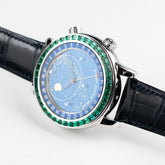 Grand Complications Celestial Joaillerie Platinum Emerald Bezel Blue Dial (2025) image 6