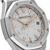 Royal Oak Frosted White Gold Crystal Sand Dial (2025) image 3
