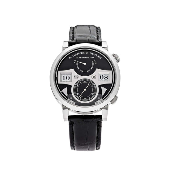 Zeitwerk Striking Time White Gold Black Dial image 0
