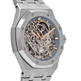 Royal Oak Double Balance Wheel Openworked White Gold Blue Bezel image 3