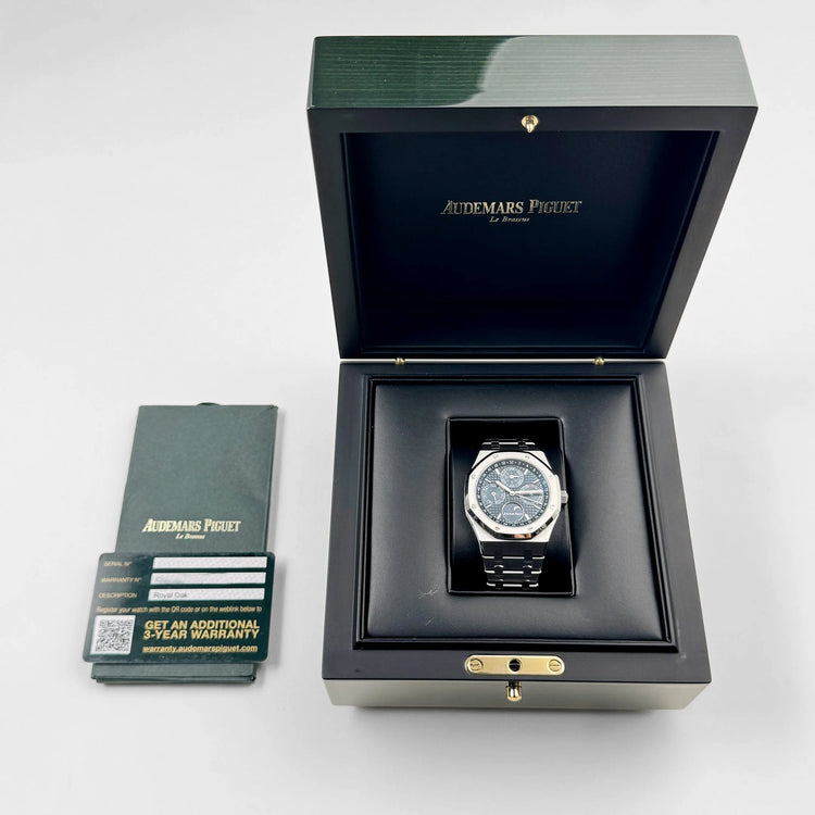 Royal Oak Perpetual Calendar Stainless Steel Dark Blue Dial image 3