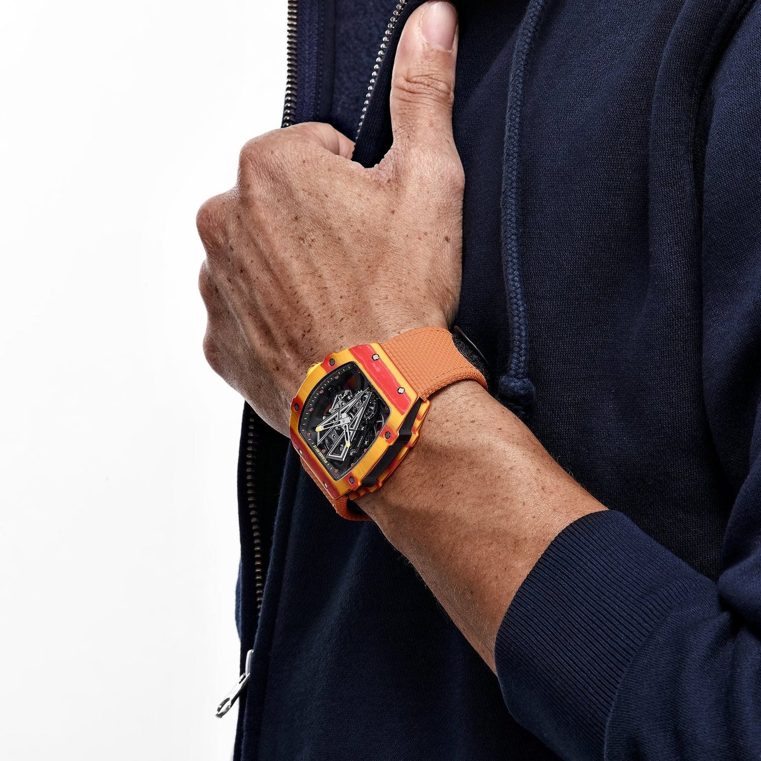 Tourbillon Rafael Nadal Red Yellow Quartz TPT Limited Edition of 50 image 12