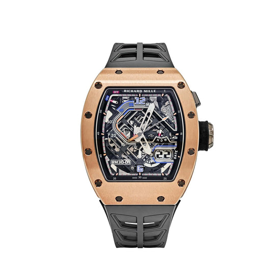 RM 30-01 Declutchable Rotor Rose Gold Skeleton Dial (2023) image 0