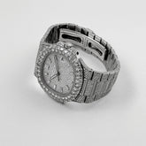 Nautilus Stainless Steel with Aftermarket Diamond Pavé Bezel and Case (2012) image 8