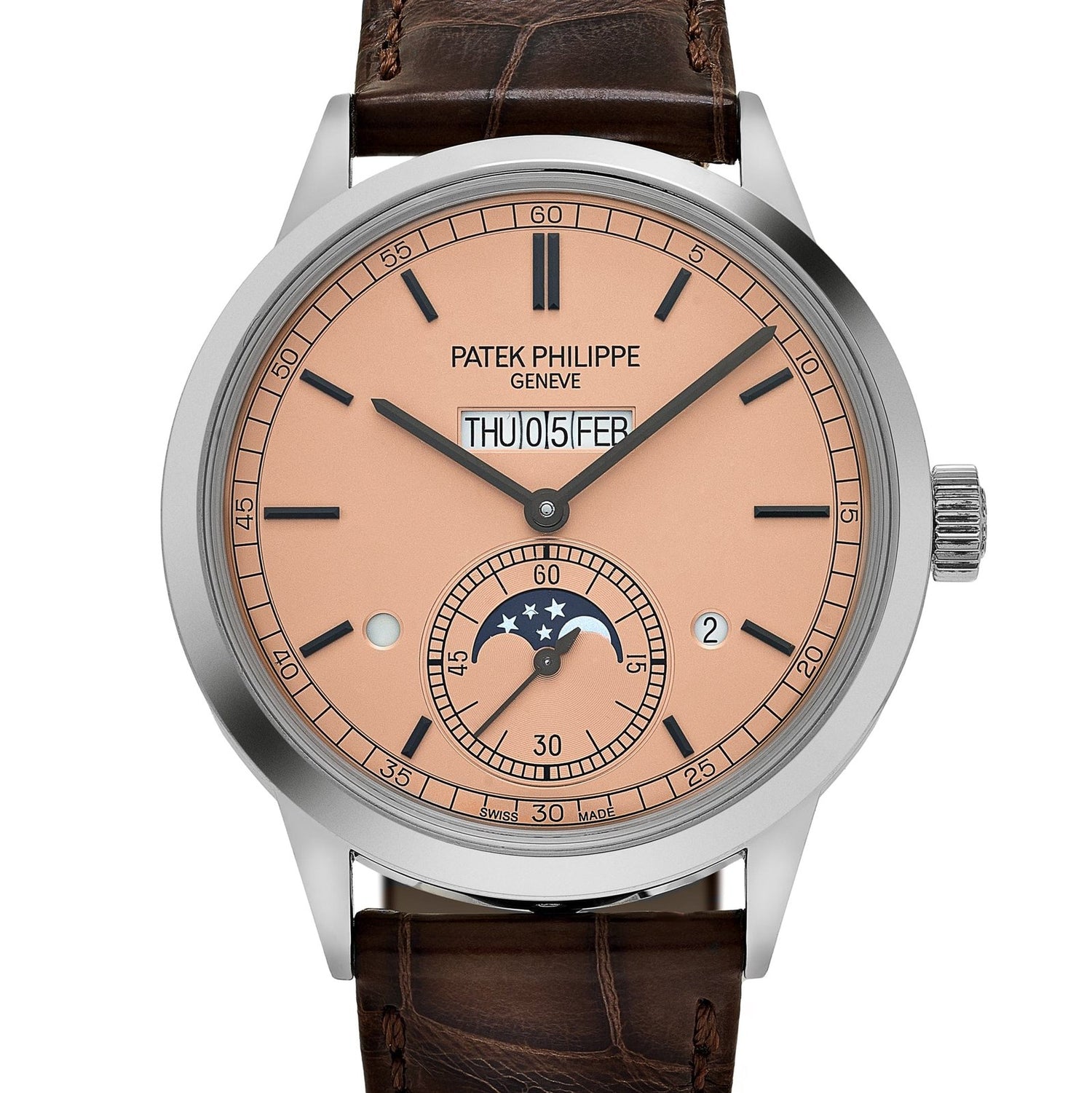Grand Complications In-Line Perpetual Calendar Platinum Salmon Dial (2024) image 1