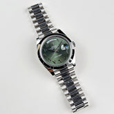 Day-Date Platinum Olive Green Arabic Dial image 3