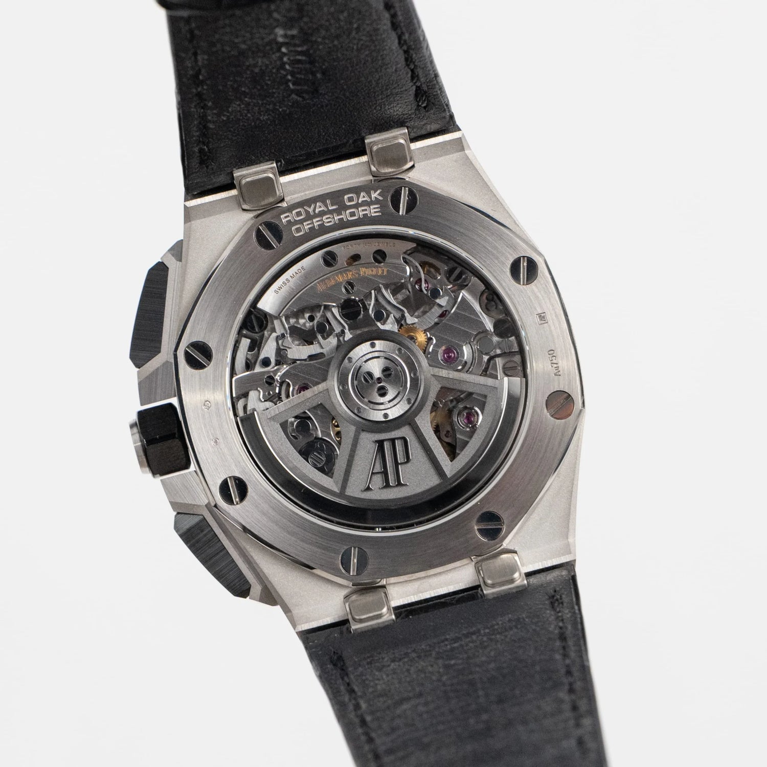 Royal Oak Offshore Chronograph White Gold Diamond Bezel Black Dial (2024) image 9