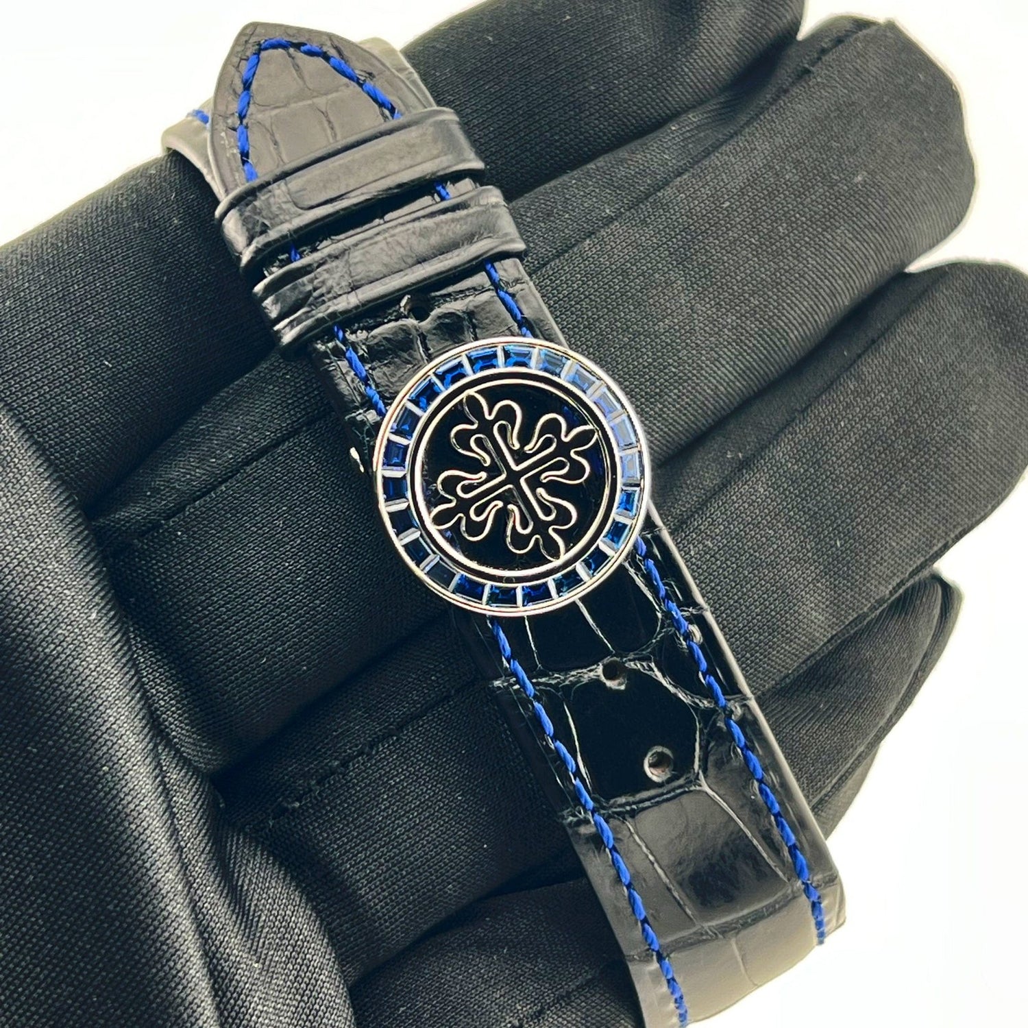 Grand Complications Perpetual Calendar Chronograph Platinum Baguette Sapphires image 5