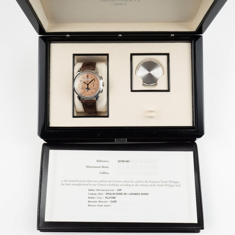 Grand Complications Perpetual Calendar Chronograph Platinum Salmon Dial image 1