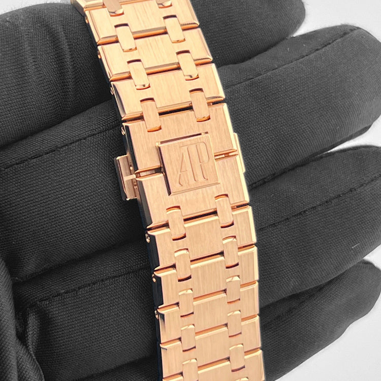 Royal Oak Perpetual Calendar Rose Gold Silver Dial (2021) image 4