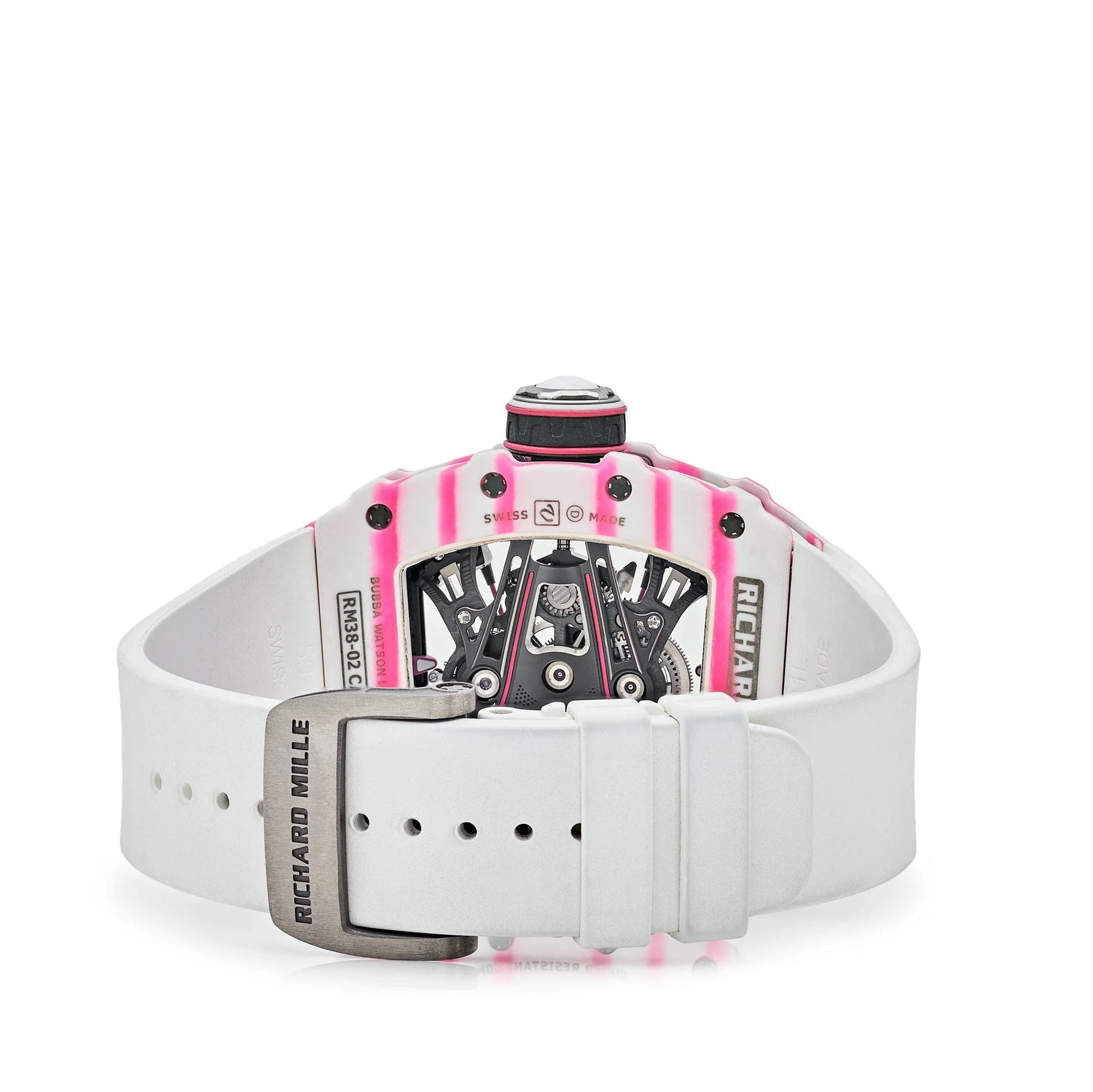 RM 38-02 Bubba Watson Tourbillon White Pink Quartz TPT Limited Edition of 50 image 3