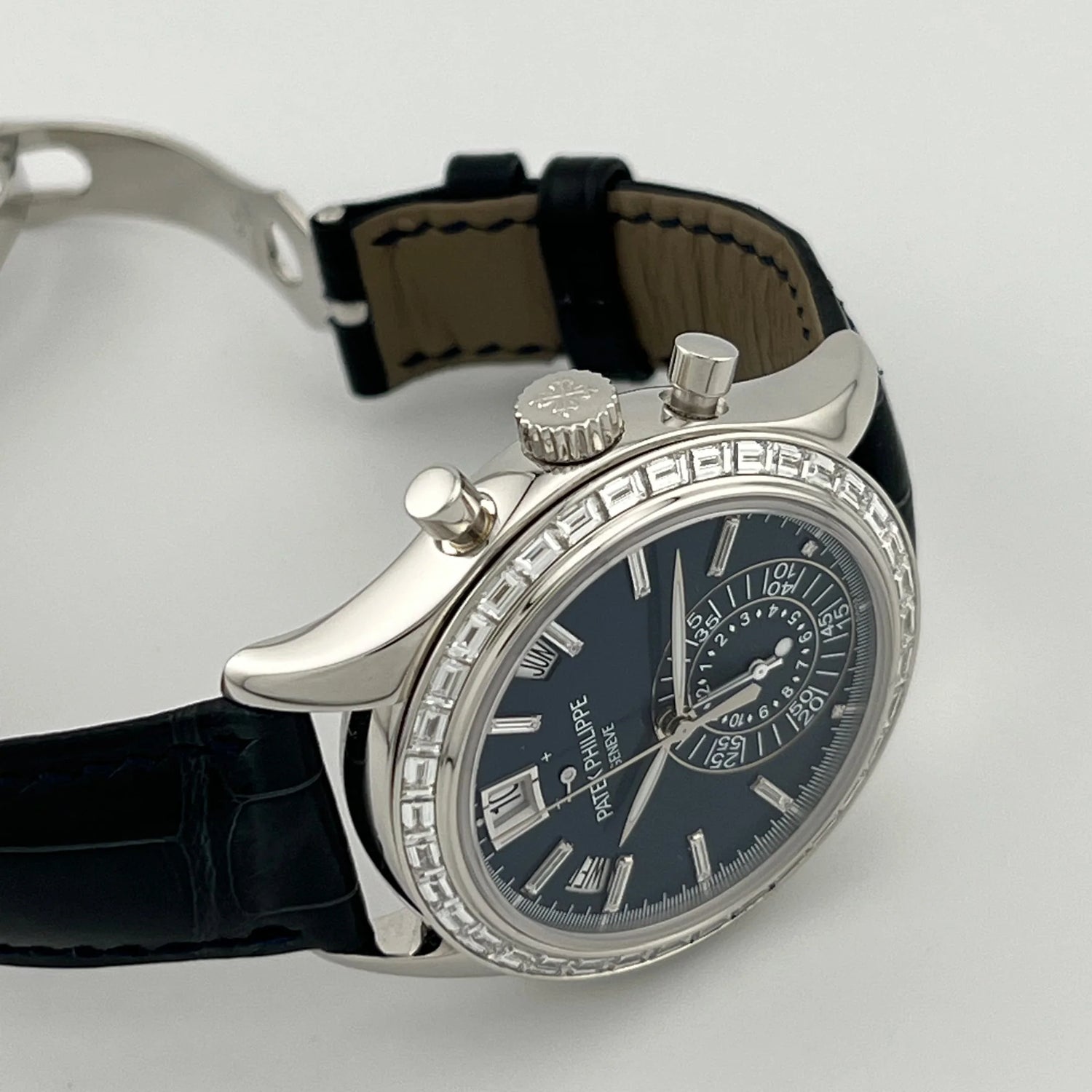 Complications Annual Calendar Platinum Blue Diamond Baguette Dial Diamond Baguette Bezel (2023) image 8