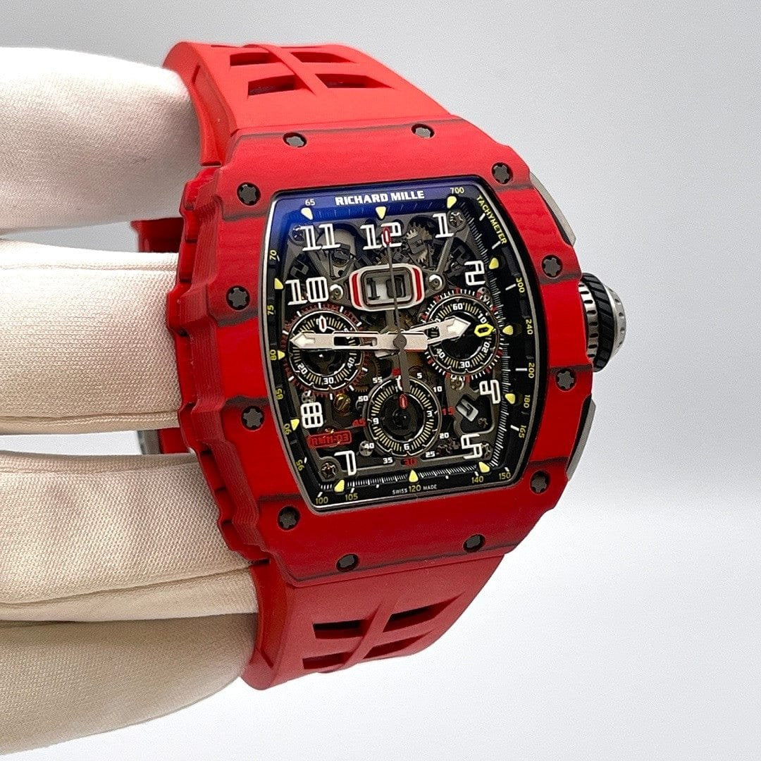 RM 11-03 Automatic Flyback Chronograph Red Quartz TPT Titanium image 3