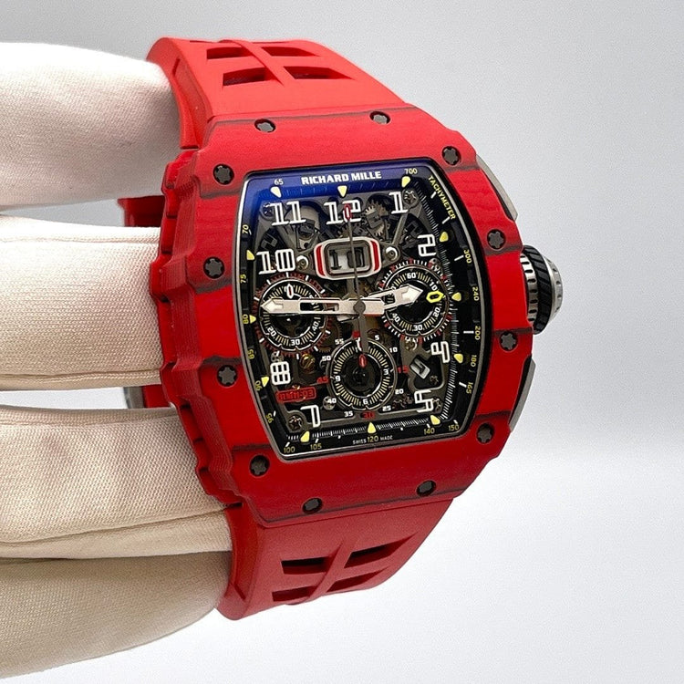RM 11-03 Automatic Flyback Chronograph Red Quartz TPT Titanium image 3