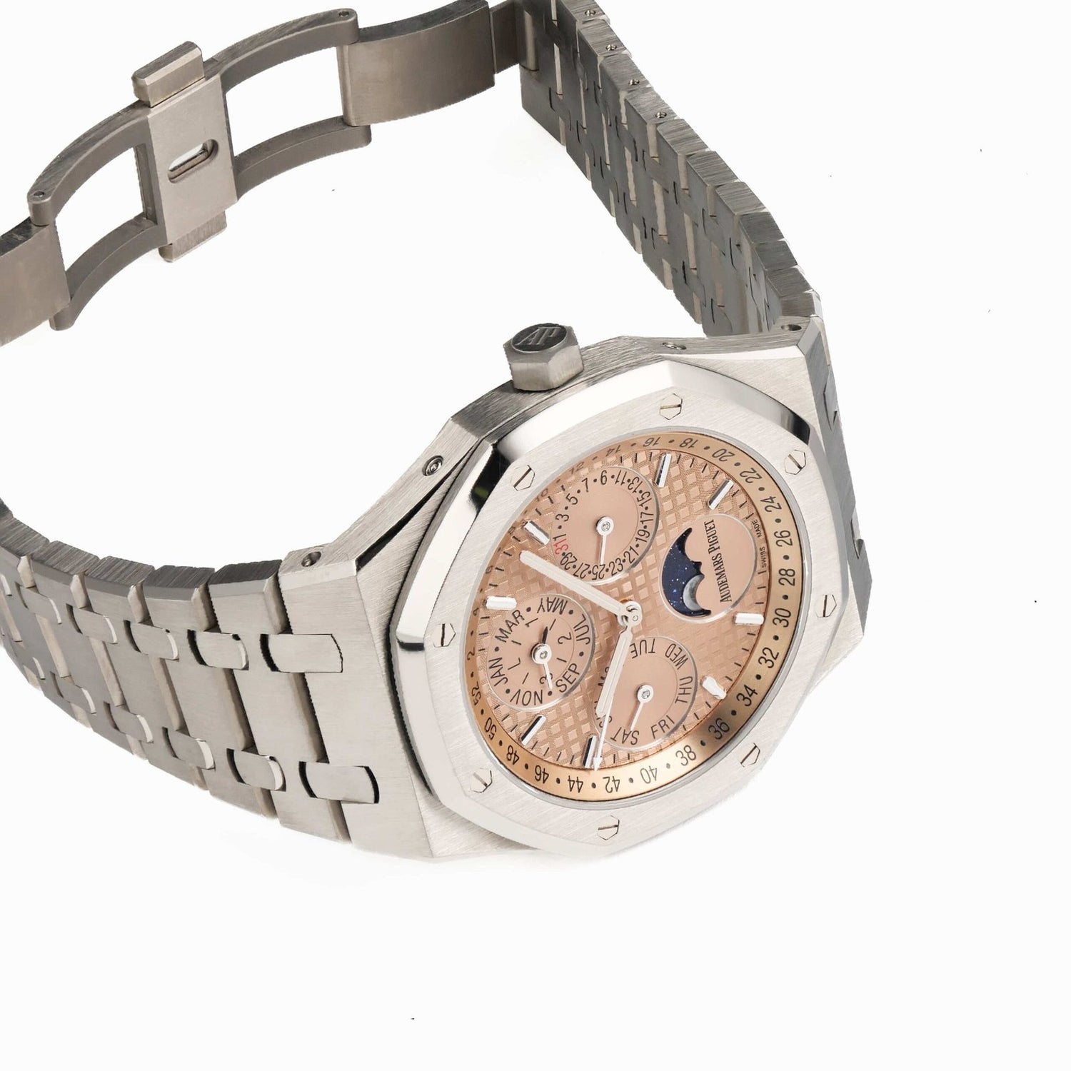 Royal Oak Perpetual Calendar Titanium Salmon Dial Limited Edition image 7