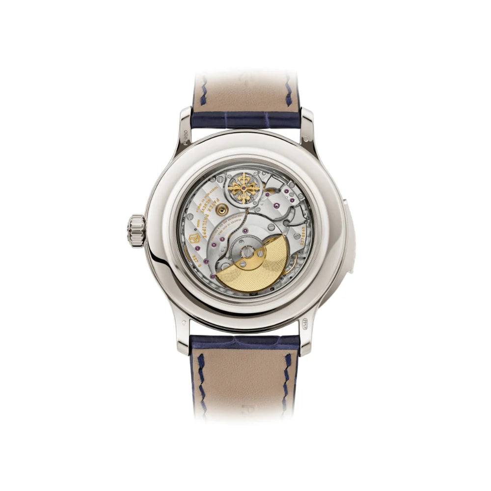 Grand Complications Perpetual Calendar Minute Repeater Diamond Set Platinum Case Blue Dial Sapphire Markers image 4