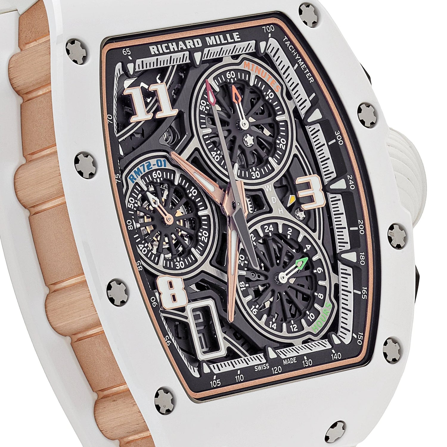 RM 72-01 Lifestyle In-House Chronograph White Ceramic image 6