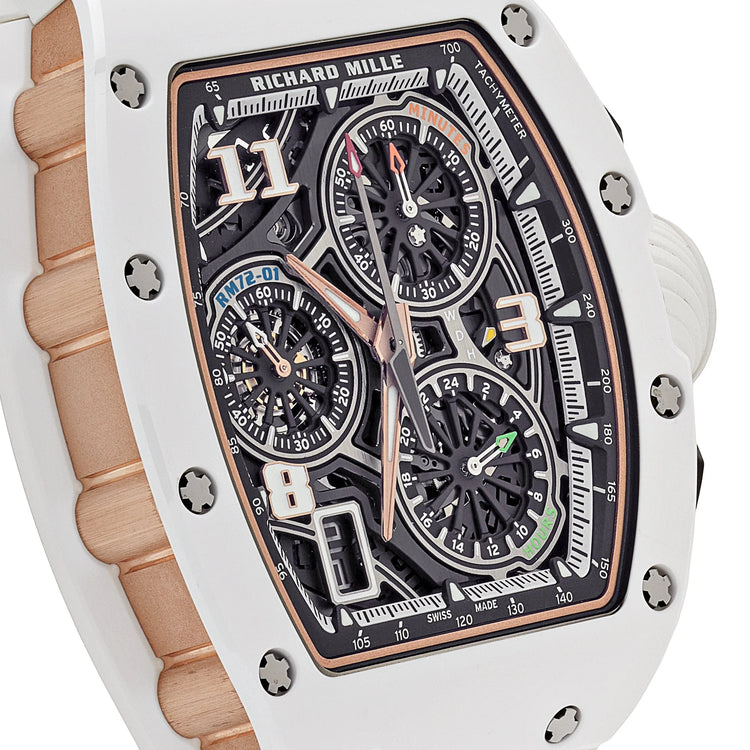 RM 72-01 Lifestyle In-House Chronograph White Ceramic image 6